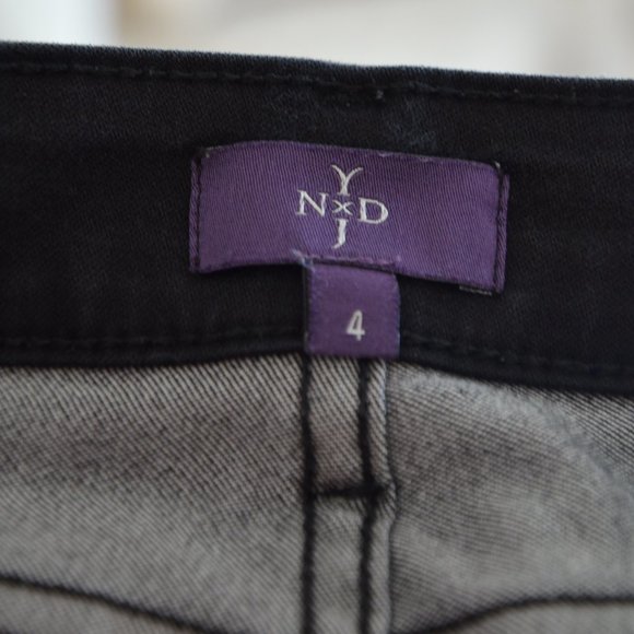 NYDJ Jeans Ami Skinny Leggings Jeans Lift Tuck Technology Black Womens Size 4 - Picture 11 of 16